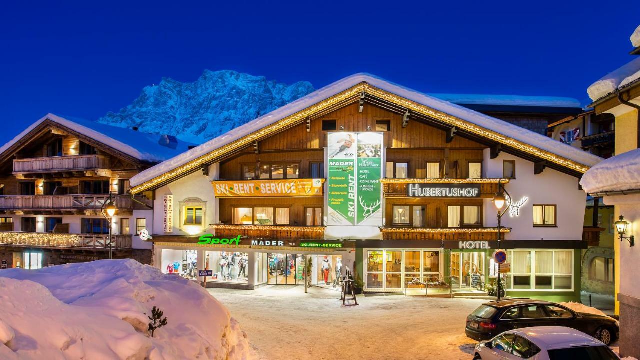 Hotel Hubertushof Lermoos Exterior photo